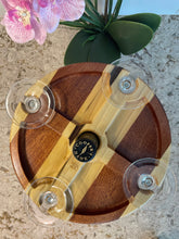 Load image into Gallery viewer, Wine Caddy and Glass Holder -4