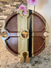 Load image into Gallery viewer, Wine Caddy and Glass Holder -4