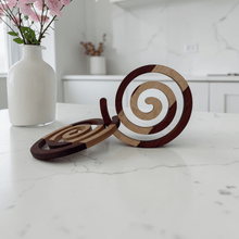 Load image into Gallery viewer, Archimedes Spiral Trivet - FAB Jewelry Designs
