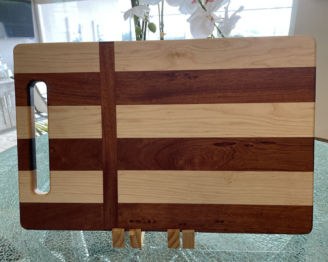 Multi-Wood Cutting, Charcuterie and Serving Board
