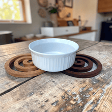 Load image into Gallery viewer, Archimedes Spiral Trivet - FAB Jewelry Designs
