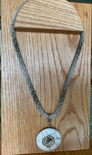 Load image into Gallery viewer, Ombre Necklace with Marble Focal Pendant
